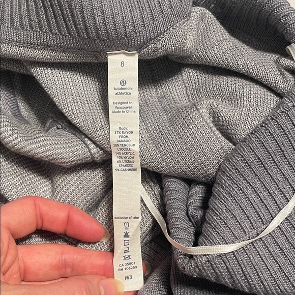 Lululemon Transformation Wrap Cardigan Sweater Grey - Picture 2 of 10